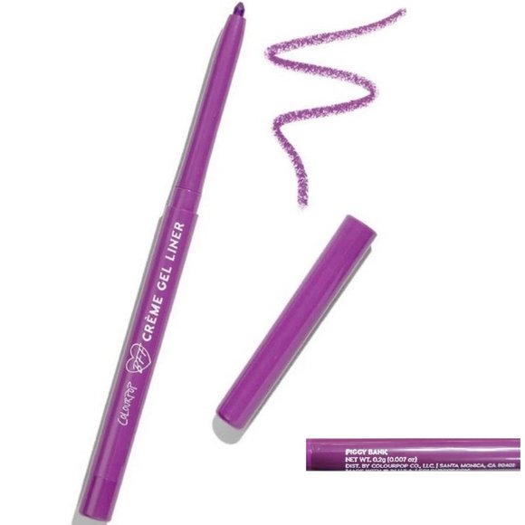 4/$18 - PIGGY BANK ColourPop Creme Gel Eyeliner Retractable Pencil Matte